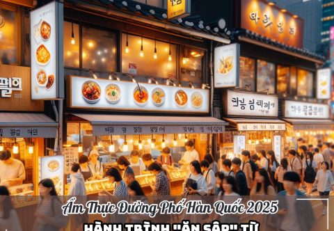 Ẩm Thực Đường Phố Hàn Quốc 2025: Hành Trình 